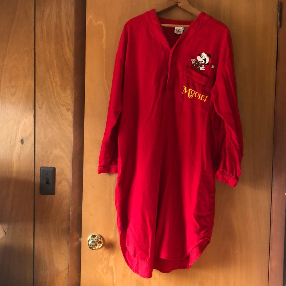 Micky Mouse Flannel night Shirt. One size fits most.
